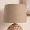 Adelaide 25cm Taupe Tapered Poly Cotton Shade
