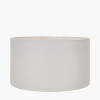 Harry 25cm Ivory Poly Cotton Cylinder Drum Shade