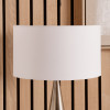 Harry 30cm Ivory Poly Cotton Cylinder Drum Shade