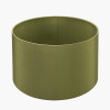 Harry 40cm Sage Cotton Mix Cylinder Lampshade
