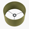 Harry 40cm Sage Cotton Mix Cylinder Lampshade