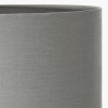Harry 40cm Steel Grey Poly Cotton Cylinder Shade