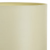 Zara 40cm Almond Silk Cylinder Drum Shade