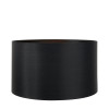 Zara 35cm Black Silk Lined Cylinder Shade