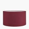 Henry 35cm Red Handloom Cylinder Shade
