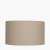 30cm Taupe Handloom Cylinder Shade