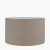 40cm Natural Linen Cylinder Shade