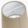 Pelham 15cm Taupe Handloom Tapered Candle Clip Lampshade