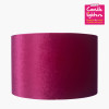 30cm Raspberry Velvet Cylinder Shade