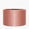 Bow 30cm Apricot Velvet Cylinder Shade