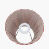 Vienna 16cm Red Chevron Mushroom Pleat Lampshade