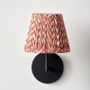 Vienna 16cm Red Chevron Mushroom Pleat Lampshade