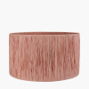 Tilia 45cm Apricot Raffia Cylinder Shade