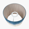 Scallop 25cm Blue Ombre Soft Pleated Tapered Shade