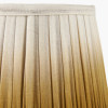 Scallop 30cm Mustard Ombre Soft Pleated Tapered Shade