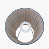 Scallop 16cm Blue Ombre Soft Pleated Tapered Lampshade