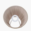Scallop 16cm Taupe Ombre Soft Pleated Tapered Lampshade