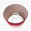 Scallop 20cm Red Ombre Soft Pleated Tapered Shade