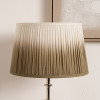 Scallop 20cm Taupe Ombre Soft Pleated Tapered Shade