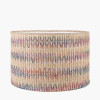 Langtang 30cm Multi Colour Woven Cylinder Shade