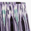 Izara 40cm Lilac Ikat Patterned Gathered Tapered Shade