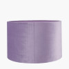 Rene 45cm Lilac Velvet Cylinder Shade