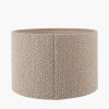 Rouen 30cm Taupe Boucle Cylinder Shade