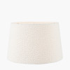 Martigues 30cm White Boucle Tapered Cylinder Shade