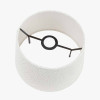 Martigues 30cm White Boucle Tapered Lampshade