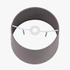 Lys 30cm Steel Grey Self Lined Linen Tapered Lampshade