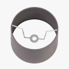 Lys 30cm Steel Grey Self Lined Linen Tapered Lampshade