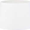 Lys 40cm White Self Lined Linen Tapered Lampshade