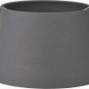 Lys 50cm Steel Grey Self Lined Linen Tapered Lampshade
