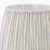 Thiago 35cm Natural Stripe Mushroom Pleat Tapered Lampshade