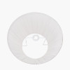 Thiago 45cm Natural Stripe Mushroom Pleat Tapered Lampshade