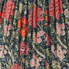 Floressa 30cm Red Floral Patterned Mushroom Pleat Tapered Lamp Shade