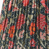 Floressa 35cm Red Floral Patterned Mushroom Pleat Tapered Lamp Shade