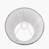 Athira 25cm Multi Chevron Design Mushroom Pleat Tapered Lamp Shade