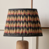Athira 45cm Multi Chevron Design Mushroom Pleat Tapered Lamp Shade