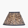 Ornella 25cm Blue Floral Design Mushroom Pleat Empire Lampshade