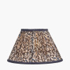 Ornella 30cm Blue Floral Design Mushroom Pleat Empire Lampshade