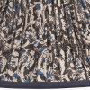 Ornella 30cm Blue Floral Design Mushroom Pleat Empire Lampshade