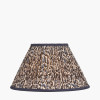Ornella 35cm Blue Floral Design Mushroom Pleat Empire Lampshade