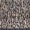 Ornella 35cm Blue Floral Design Mushroom Pleat Empire Lampshade