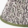 Ornella 35cm Green Floral Design Mushroom Pleat Empire Lamp Shade