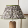 Ornella 35cm Green Floral Design Mushroom Pleat Empire Lamp Shade