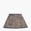 Ornella 40cm Blue Floral Design Mushroom Pleat Empire Lampshade