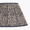 Ornella 45cm Blue Floral Design Mushroom Pleat Empire Lampshade