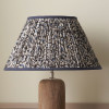 Ornella 45cm Blue Floral Design Mushroom Pleat Empire Lampshade