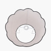 Tabitha 45cm Cream Jute Scalloped Edge Tapered Lamp Shade with Contrast Binding